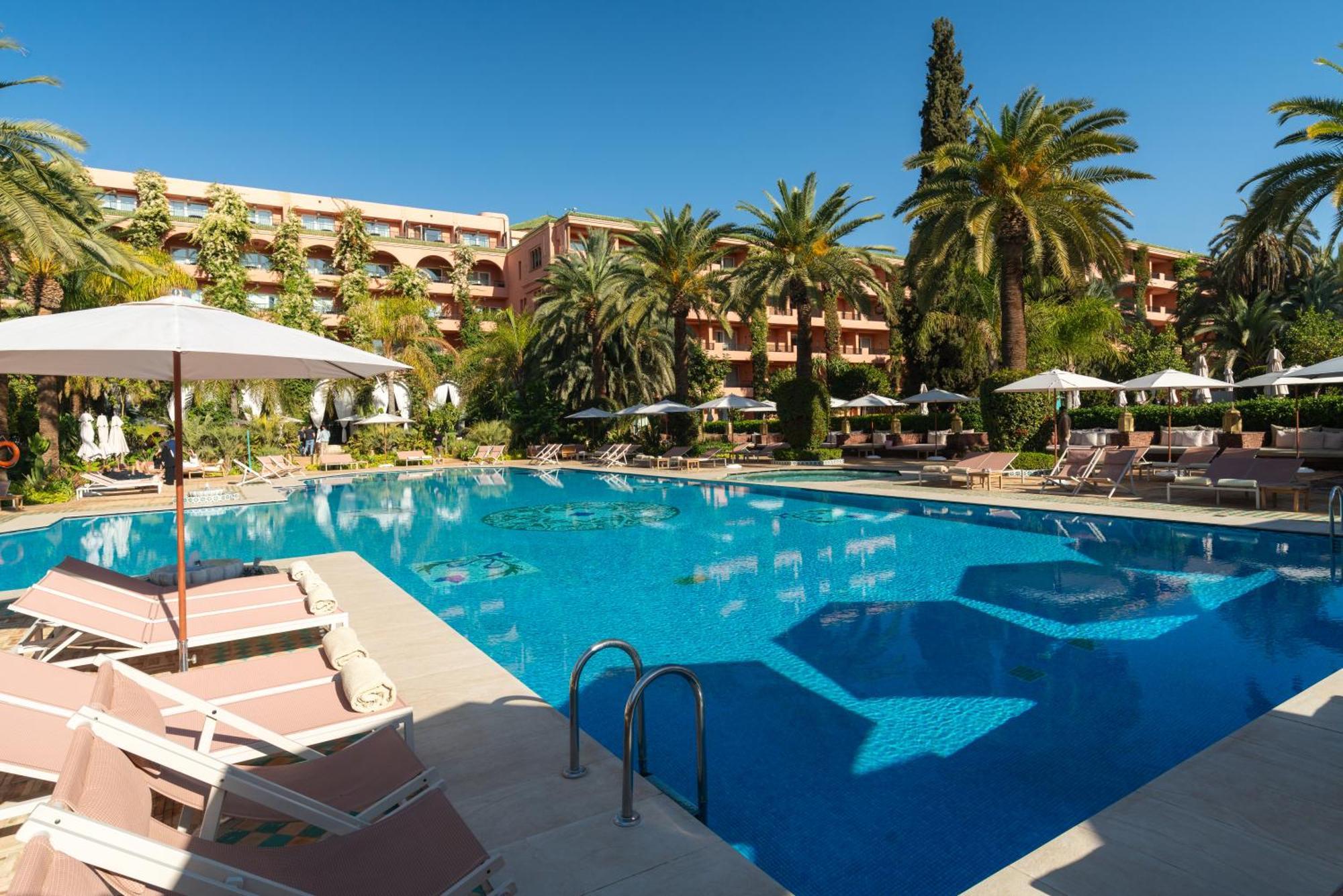 Sofitel Marrakech Palais Imperial & Spa Μαρακές Εξωτερικό φωτογραφία The swimming pool at the hotel