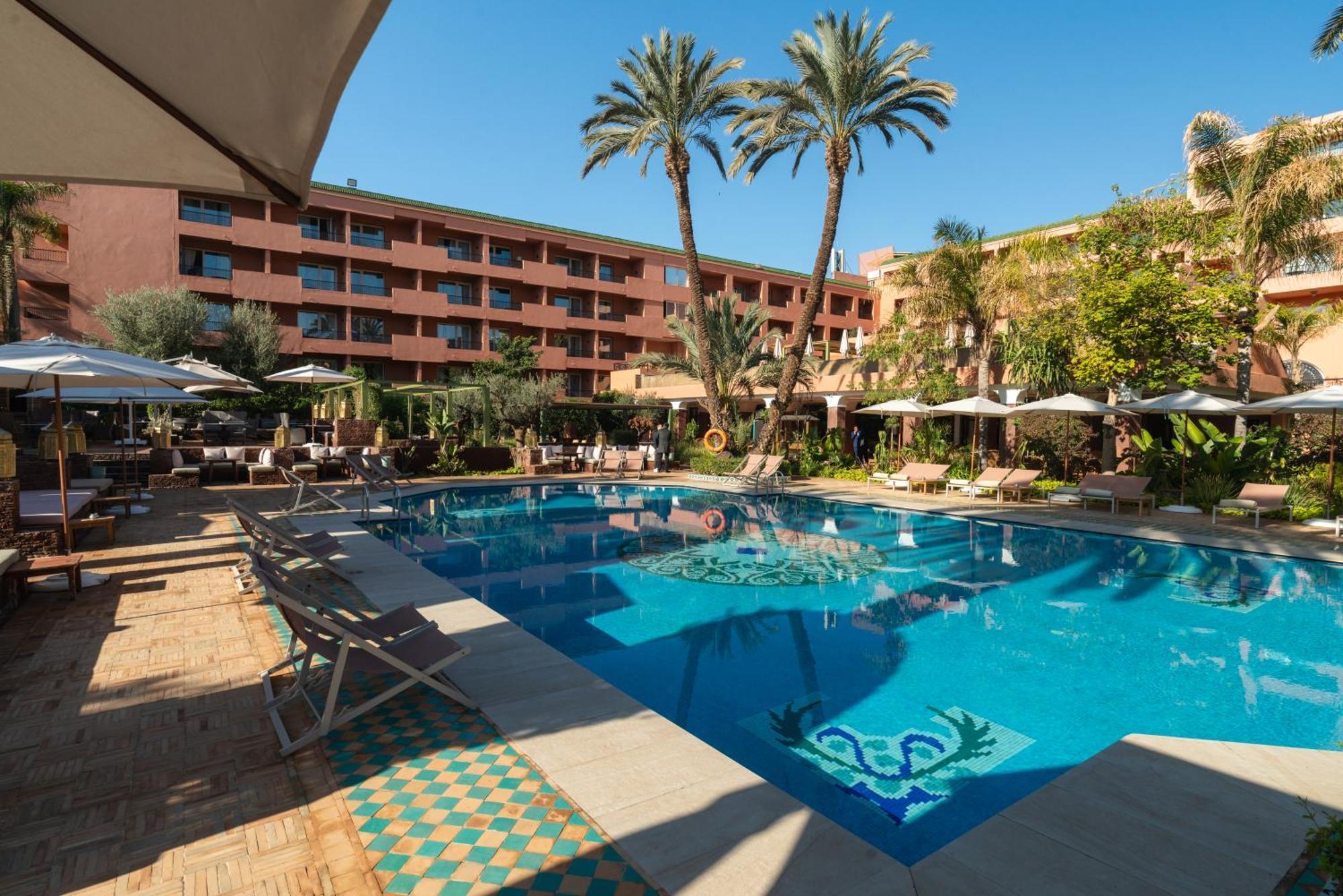 Sofitel Marrakech Palais Imperial & Spa Μαρακές Εξωτερικό φωτογραφία The swimming pool at the hotel